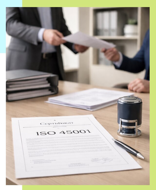 Сертификат ISO 45001 в Печоре под ключ от 45819 р. | Сертэкс